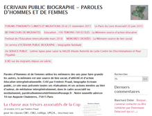 Tablet Screenshot of parolesdhommesetdefemmes.fr